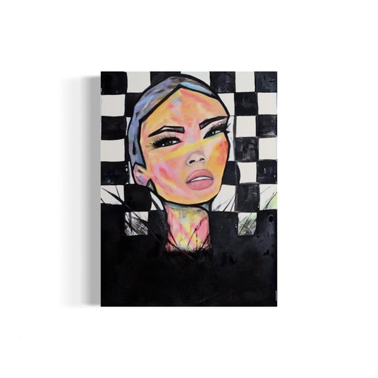 Checker Board lady